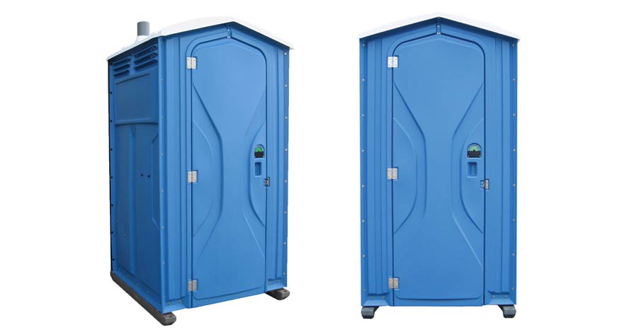 Long-term porta potty units on site in Moses Lake, Washington